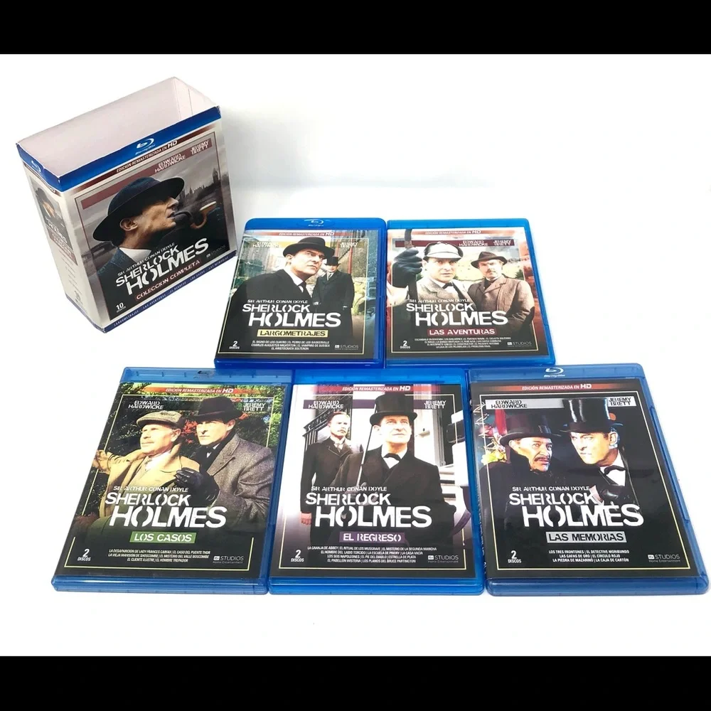🛍️SALE🛍️ Sherlock Holmes Collection 10-Disc Box Set
(Blu-Ray, Reg.A/B/C - Import - Picture 5 of 11